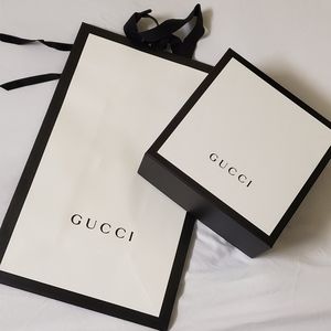 Gucci Gift Bag + Box